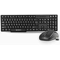 Zebronics Zeb-Companion 107 Wireless Keyboard and Mouse Combo with Nano Receiver (Black)