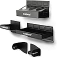 CASOMAN Magnetic Toolbox Shelf, Tray, Paper Towel Holder, 4-Piece Set, Black, Variety of Use, Durable, Magnets Any Metal Surface