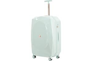TRAVELERS CLUB Kensie Damski 3D Gemstone TSA Lock Hardside Spinner Bagaż, Miętowy, 20-Inch Carry-On, Damski bagaż 3D Gemstone TSA Lock Hardside Spinner