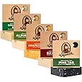 Dr. Squatch All Natural Soap Bar for Men, 5 Bar Variety Pack - Alpine Sage, Bay Rum, Pine Tar, Grapefruit IPA, Spearmint Basil