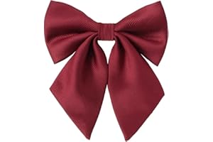 CHENGZI Women's Bow Tie Adjustable Pre tied Bowtie School Uniform Cosplay Costume Waitress Professional Style