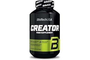 ‎BIOTECHUSA BioTechUSA CreaTor | z monohydratem kreatyny i pirogronianem kreatyny | z dodatkiem aminokwasów, witamin i niacyny, 120 kapsułek