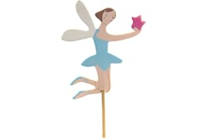 Miss Bakery's House® Topper per cupcake – tipo 05 – fatina – 25 pezzi – carta – Set di decorazioni per muffin, torte - Creature mitiche