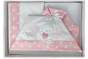 T&R Baby Coordinato Culla Carrozzina lenzuolino Nazareno Gabrielli Neonato 3 Pezzi 4719