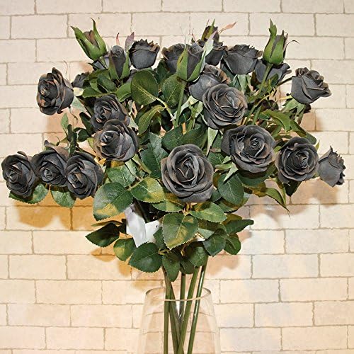 HUAYIFANG Home Decor Flowers Wedding Emulation Flower Dried Flower 6 Head Baby Rose Eternal Life Take Home Decor Flower Light Flesh