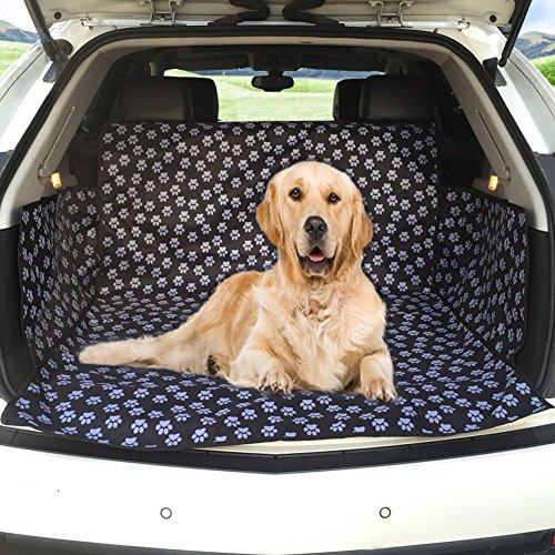 Xry universel pour coffre de voiture Cargo Liner Housse de protection avec protection latérale pare-chocs durable étanche Idéal pour les voyages avec Chiens et animaux de compagnie, protection contre la saleté, la poussière et Muddy Paws, compatible avec la plupart des voitures, SUV, camionnettes et camions