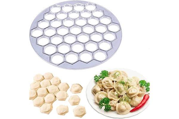 Ravioliformer Dumpling Maker form, 37 hål degfickor kakskärare kök restaurang ravioli cutter dumpling form