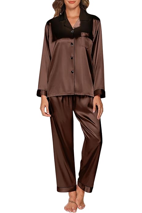 Winter Lovasy Satijnen Pyjama Voor Dames, Shorts, Pyjamaset, Korte