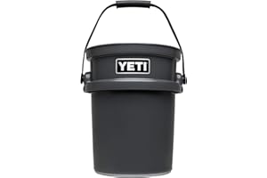YETI Loadout - Secchio da 5 galloni, resistente agli urti, pesca/utilità, carbone