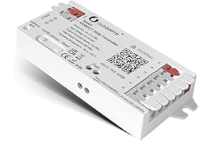 GLEDOPTO Matter WIFI LED Controller Smart RGBCCT Strip Controller PWM Dimming App Voice Control Matter Protocol Work with HomeKit Alexa
