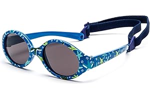 Kiddus Gafas de Sol para Bebé a partir de 0 meses. Filtro Solar UV400. Polarizadas. Sin BPA. Seguras, Resistentes, Ligeras. Garantía de por vida. Diseñadas en España