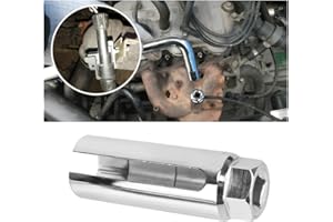 JNNJ Strumento per Installazione e Rimozione del Sensore di Ossigeno Auto 22mm O2 (Bianco)