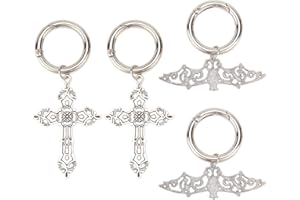 GOMAKERER Halloween-Schuhanhänger, Undurchsichtige Geister-Schuhclips Aus Kunstharz, Halloween-Geisteranhänger Mit Federring Für Geburtstagsgeschenk, Halloween-Ornamente