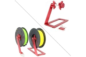 Befenybay Uchwyt filamentu do drukarki 3D z podstawą do koncentrycznej szpuli filament uchwyt do stojaka do PLA/ABS/nylonu/drewna/TPU/innego materiału do drukowania 3D (koncentryczna szpula z podstawą)