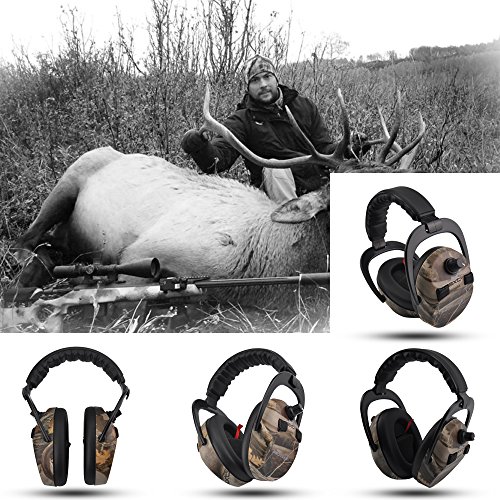 Protear Elektronische Ohr Beschützer / Earmuff Taktische Headset Für Jagd und Schießen, NRR 23 dB - 3