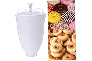 AMOYER Frittieren Mold Arabisch Handbuch Kunststoff Leichte Donut Maker Dispenser Donut Maschine Easy Fast Tragbarer