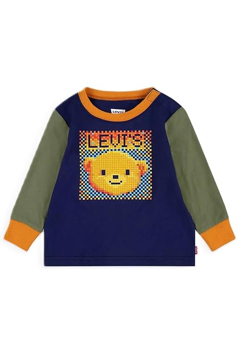 Ropa Para Bebe Camiseta Levi's Para Bebé Algodón Suave Con Logo