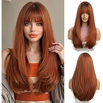 Perruque Courte Femme Synthétique - Couleur Marron Cuivré Foncé STONE 31, Neuve Avec étiquettes
