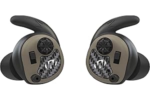 Walker's Silencer Elektronische Ohrstöpsel (NRR 25dB) Paar, Herren, Flache dunkle Erde