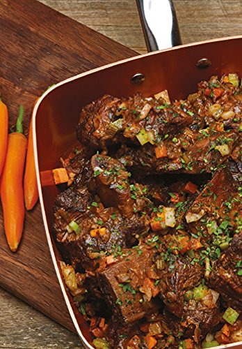 Copper Chef (5 piece) Non-Stick 9.5” Large Deep Sided Square Pan Kit (As seen on High Street TV)