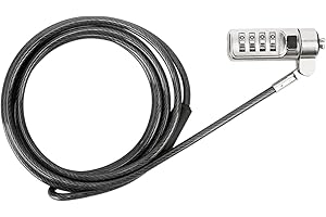 Targus DEFCON Trapezoid Serialised Combination Cable Lock for Laptop Computer and Desktop Security Cable (ASP66GLX-S)