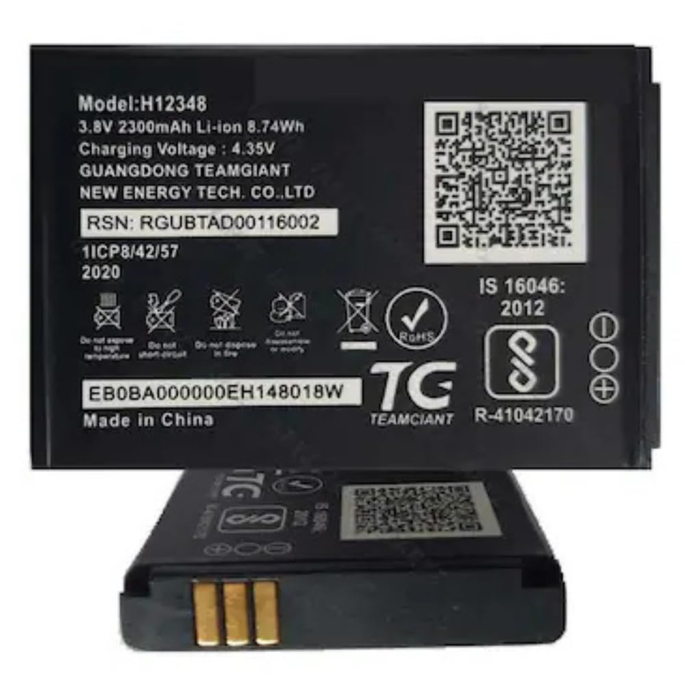 Original H12348 Battery Compatible with Reliance jio WiFi 4g Router, jiofi2 m2, jiofi 2, m2s 2300mAh Battery