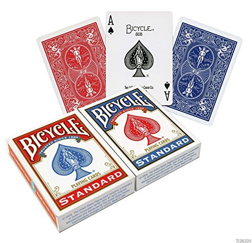 4 Mazzi di carte da gioco Bicycle Standard Confezione originale