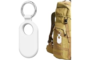 Tedious Silikon Hülle für Samsung SmartTag2 | Stoßfeste Smart Tag Schutzhülle mit Schlüsselring | Anti-Scratch Key Finder Trackers Cover Cases Zubehör für Samsung SmartTag2 (2023)