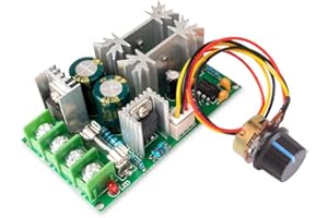 NIERBO Regolatore di Velocità del Motore CC 12V 24V 36V 48V 20A Unità di Controllo Velocità Motore PWM Regolatore di Tensione Elettrica (1)