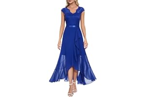 BBONLINEDRESS Bboninedress Robe de Soirée Cocktail Longue pour Mariage Invité Bal de Promo Anniversaire Cérémonie