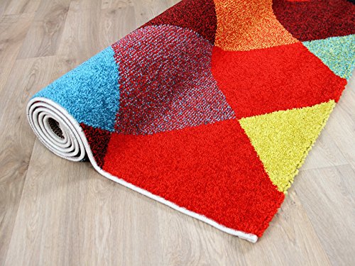 Designer Teppich Funky Karo Bunt in 4 Größen - 4