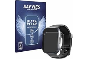 savvies Protector Pantalla para Cillso T80 1.95" (6 Unidades) Película Ultra Transparente