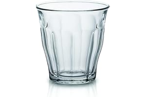 Duralex 1028AB06 Picardie water glass 310ml, without filling mark, 6 Glasses, Transparent