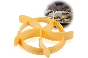 EUIOOVM Juego de 2 sellos para panecillos de plástico para hornear