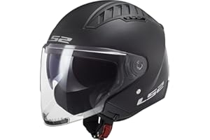 LS2, Casco Moto Jet COPTER SOLID Matt Black, L