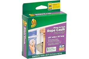 Duck Brand RC Masilla de cuerda: 1/8 in. x 35 ft. (Gris)