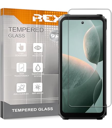 Brotect AirGlass Pellicola In Vetro Ibrido Per Blackview BV5500 Plus – Durezza 9H, Antimpronta - 2