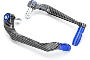 ‎FYDUN Motorrad Lenker Schutz, Akozon Aluminiumlegierung Motorrad Lenker Protector 7/8inch Universal Motorrad Bremsschutz (Blau)