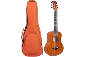 REMAGIC Ukulele Case, Ukulele Bag for 21 23 26 Inch Ukulele, Waterproof Soft Ukulele Cotton Padded Bag with Adjustable Straps, Ukulele Backpack with Large Capacity Pocket for Ukulele Lover