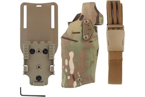 AOTUMUT Tactical 6354DO Holster Drop Adapter, Kompatibel mit Schnellverschluss Holster Bein Gürtel für X300/X300U Licht