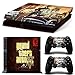 Produktbild Playstation 4 + 2 Controller Aufkleber Schutzfolie Set - GTA V (11) /PS4