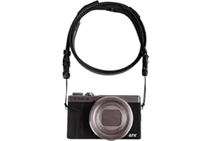 VOVMOEYA G7X MARK III Correa para el cuello de la cámara, correa ajustable de poliuretano para fotógrafos, para Fujifilm/Nikon/Canon/Sony/Minolta/Panasonic/SLR/DSLR