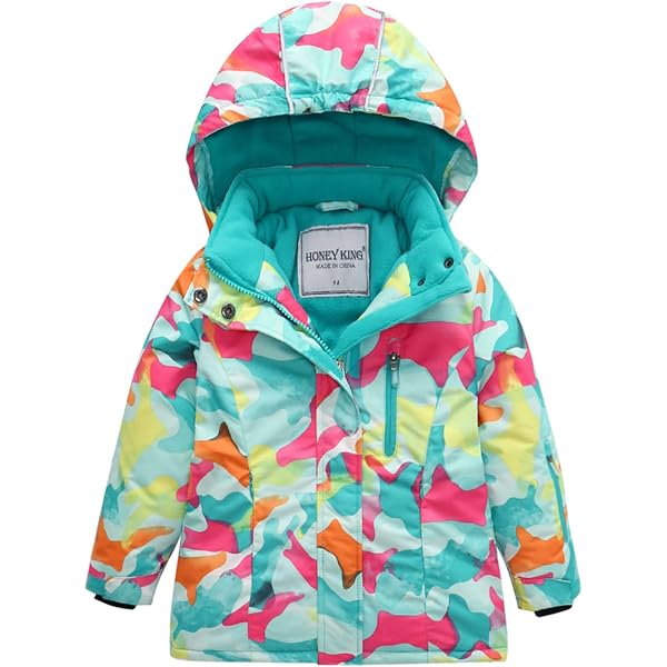 YINGJIELIDE Girl's Waterproof Ski Jacket,Kids Trinidad And Tobago