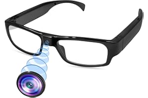 LXMIMI Kamera Brille, Brille Minikamera 1080P Sport Brillekamera, Mini Actionkamera Unterstützung Nehmen Foto/Video und Loop-Aufnahme