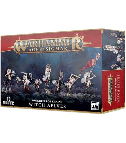 Warhammer AoS – Daughters Of Khaine: Hohe Gladiatrix, Mehrteilige Kunststoff-Miniatur, 32 Mm Basis