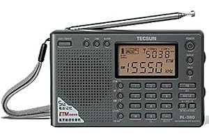 KAITO TECSUN PL-380 DSP FM Stereo. MW. SW. LW. World Band PLL Radio Receiver, LCD Display, ETM Function Added