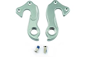 Noah And Theo NT-HD028 Mech Gear Derailleur Hanger Dropout compatible with BOARDMAN and MBK Hanger D353 353 in SATIN SILVER incl. screw set.