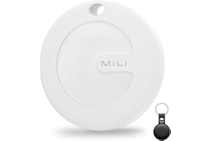 MiLi Luggage tracker for suitcases, Bluetooth Tracker with case Compatible with Apple Find My(iOS Only), Key Tracker, Item Finders，Tracker Locator for Keys Pet Wallets Bags, Up to 350ft Range