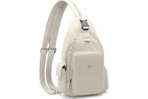 GOUNNU Leichter Brusttasche Damen und Herren Sling Bag Klein Rucksack Schulterrucksack Nylon Umhängetasche Casual Schultertasche Crossbody Bag für Outdoorsport Radfahren Reisen
