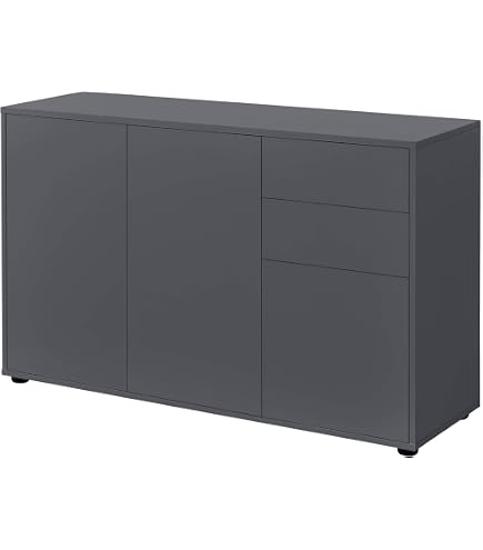 Credenza Cucina/Soggiorno Tidyard – Grigio Sonoma, Legno Multistrato, 80x30x60 Cm, Con Ante